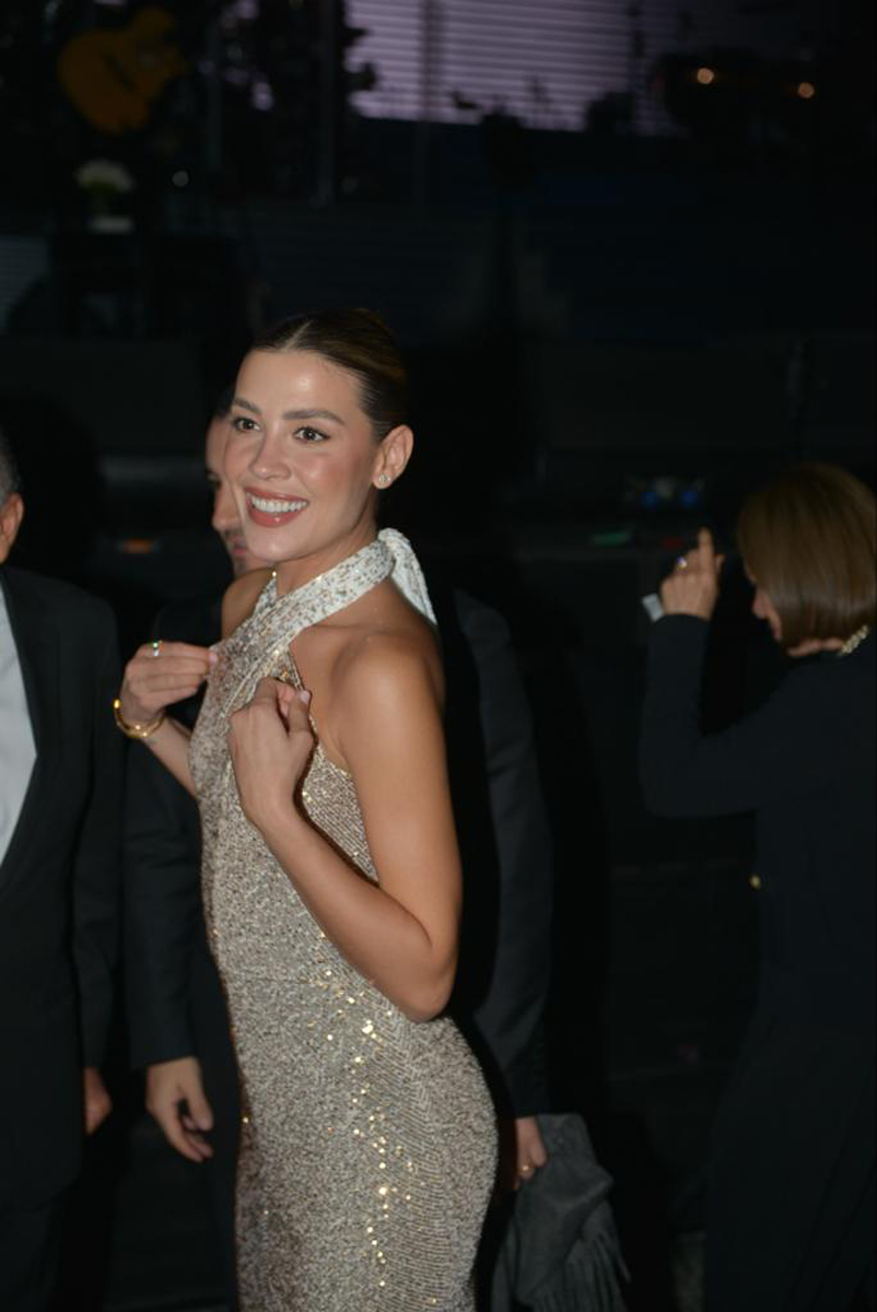 Michelle Salas estuvo acompañada de su esposo Danilo Díazgranados en el concierto privado que ofreció Luis Miguel en Monterrey. 