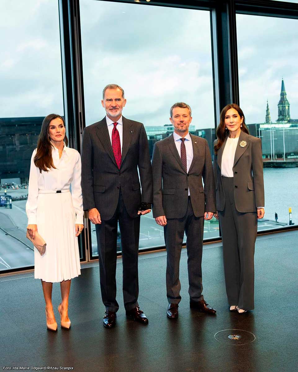 Los príncipes Mary y Federico de Dinamarca fueron anfitriones de los reyes de España en Copenhague.