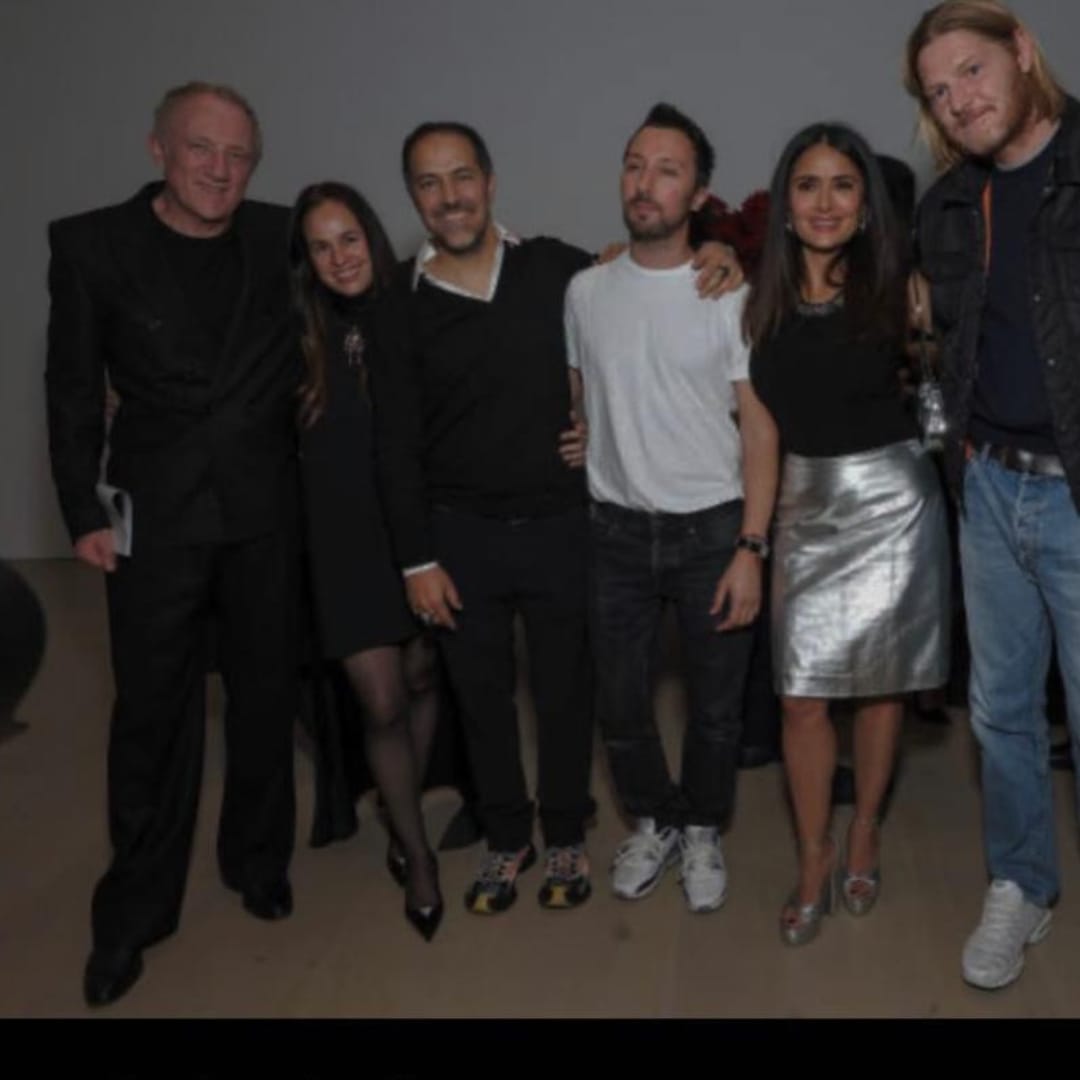 François-Henri Pinault, Daniela Villegas, Sami Hayek, Salma Hayek.