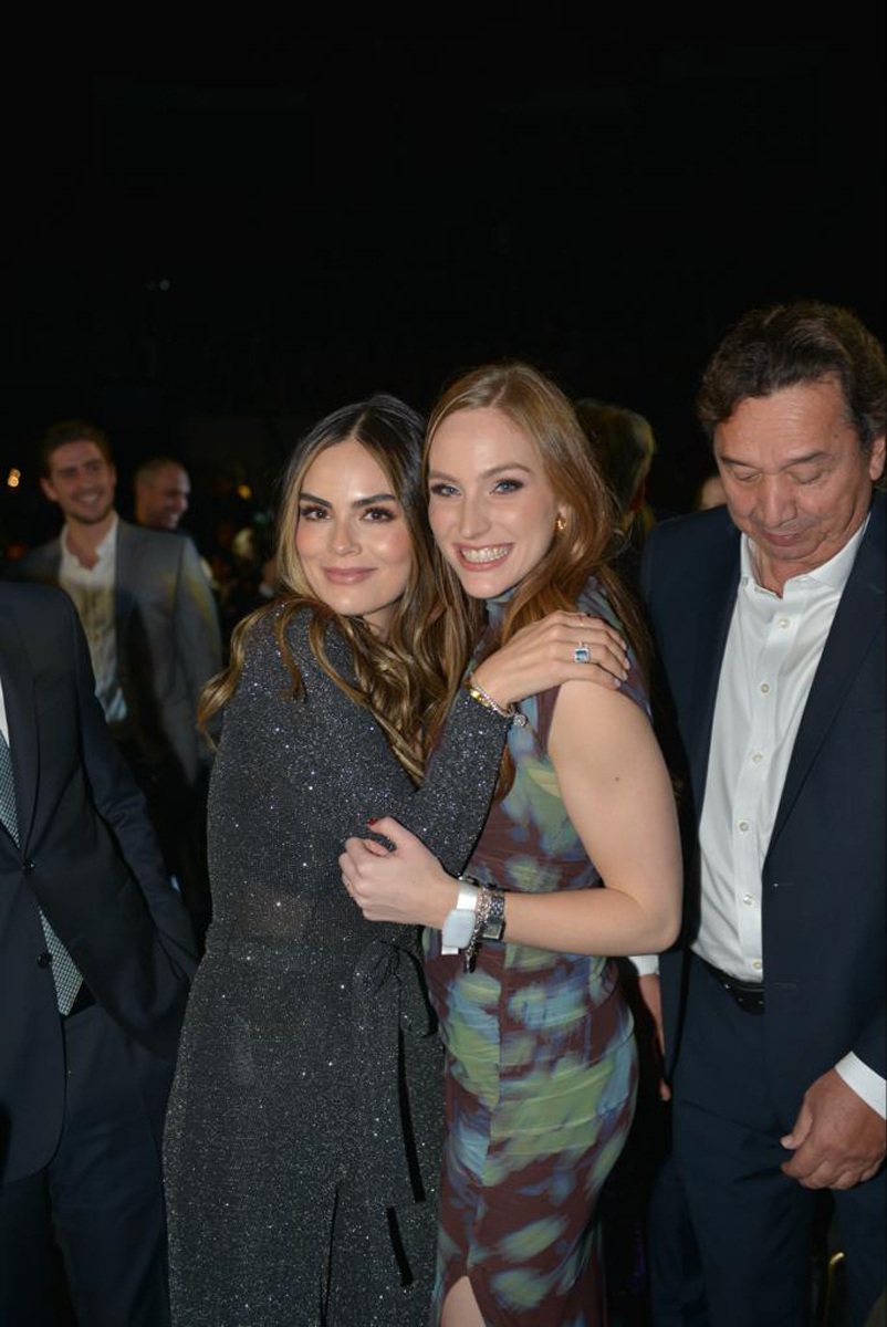 Ximena Navarrete y Pau Bremer en el concierto privado de Luis Miguel en Monterrey.