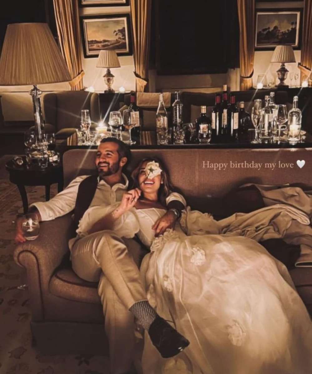 Michelle Salas compartió este foto inédita al lado de su esposo para celebrar el cumpleaños de este último. 