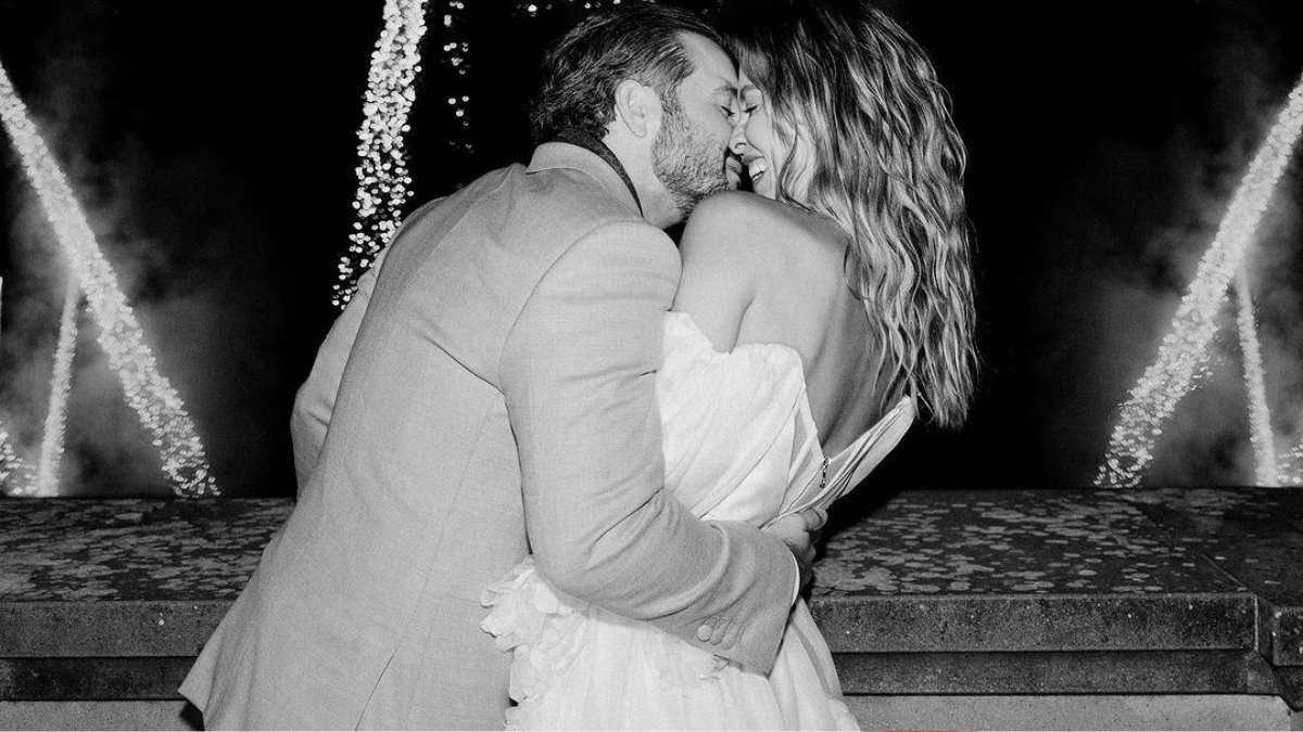 Con esta foto inédita de su boda, Michelle Salas festejó el cumpleaños de su esposo Danilo Díazgranados