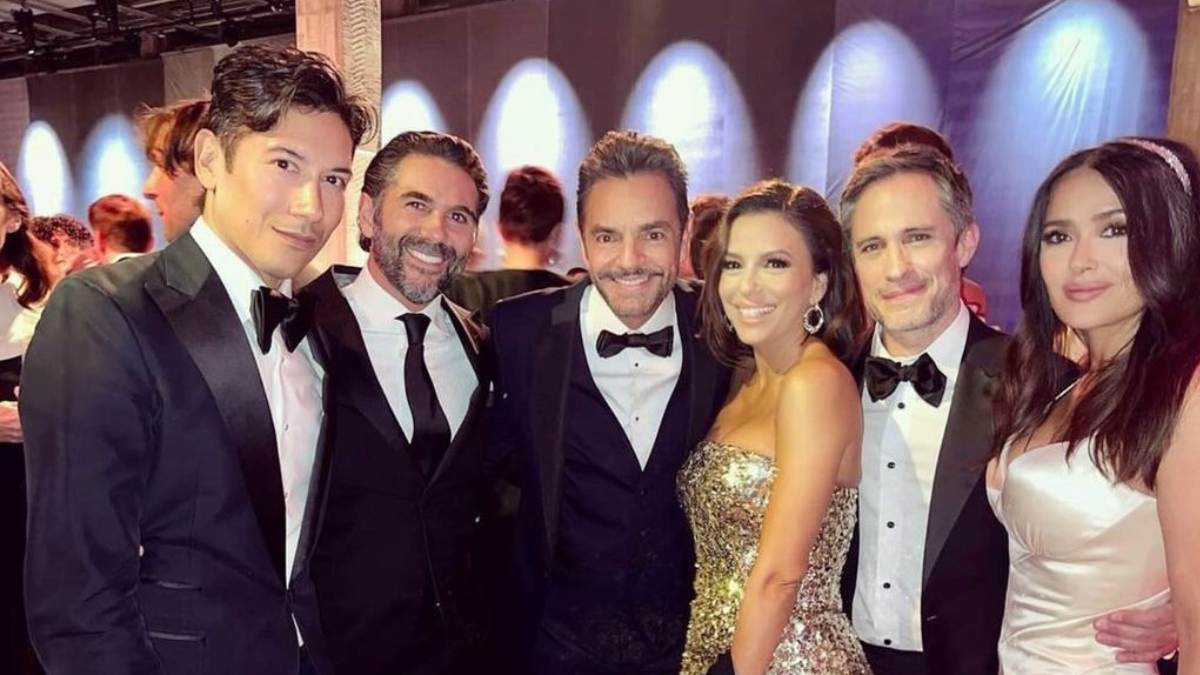 Orgullo mexicano en Hollywood: El ‘mágico’ momento de Salma Hayek, Eugenio Derbez, Eva Longoria, Pepe Bastón y Gael García plasmado en una foto