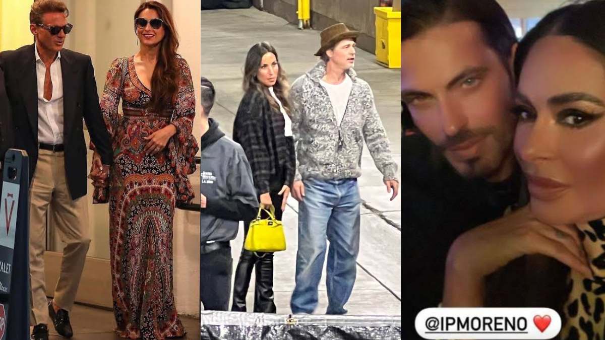 Las parejas que nos regalaron lo mejor del 2023: Luis Miguel, Brad Pitt, Galilea Montijo y más