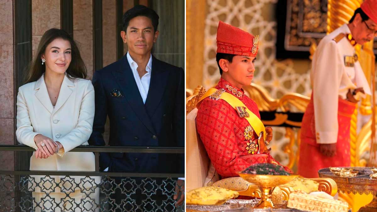 Revelan las primeras fotos de la boda de Abdul Mateen, príncipe de Brunéi, y Anisha Rosnah