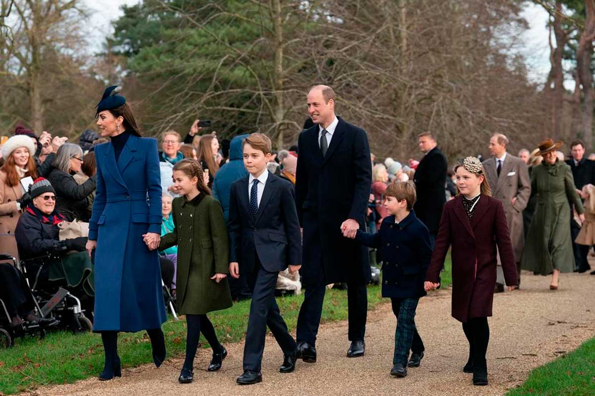El último evento oficial al que asistió Kate Middleton fue al servicio religioso de Navidad en Sandringham.