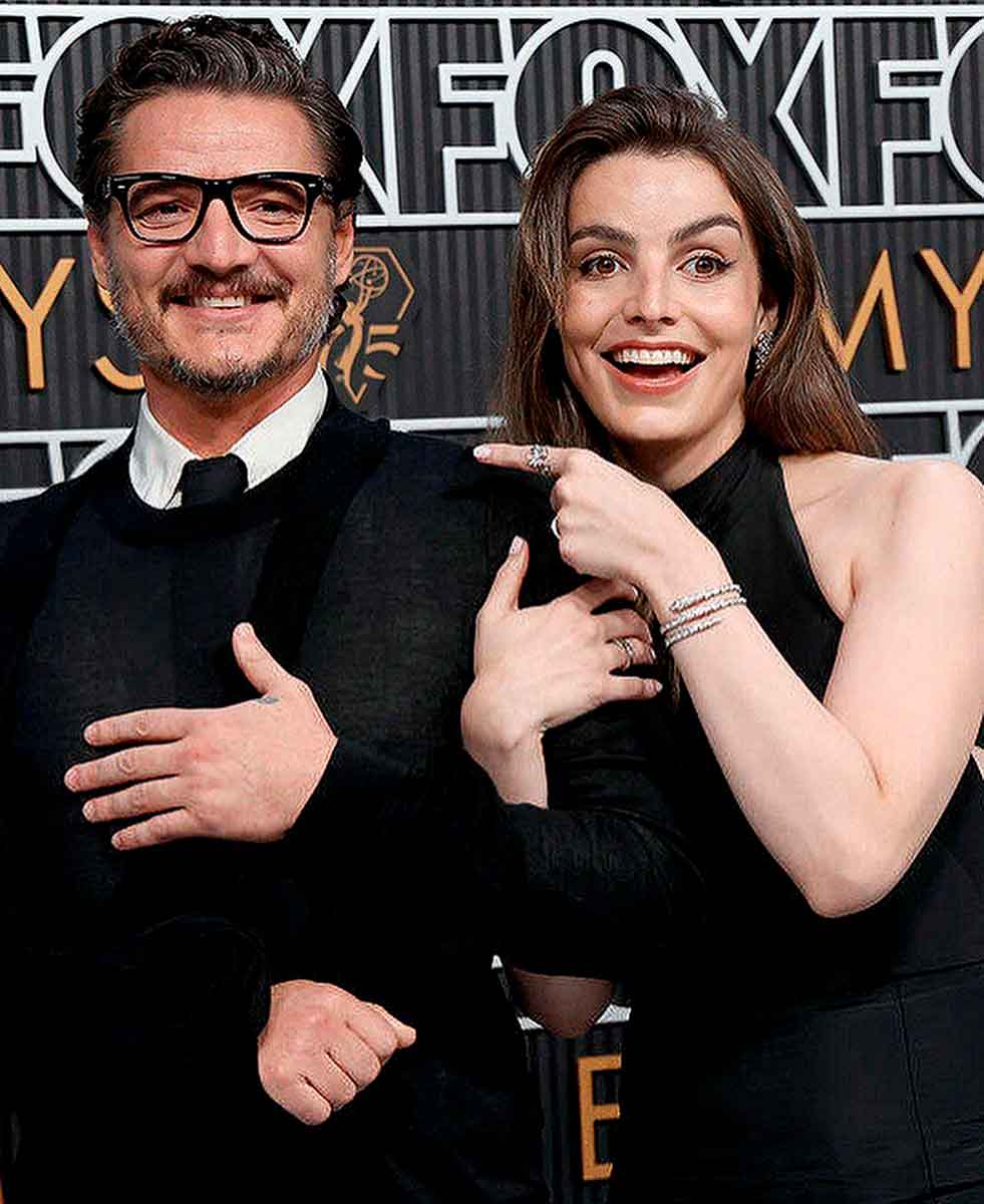 Lux Pascal fue la acompañante de Pedro en la pasada entrega de los premios Emmy.