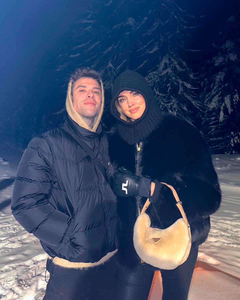 Esta fue la última foto que la influencer italiana compartió junto a su esposo en diciembre pasado. 
