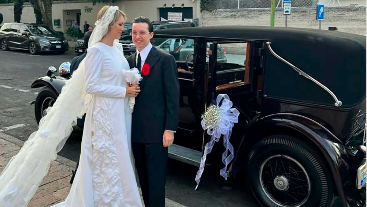 Así fue la original boda de Olympia de la Macorra y Esteban Tamayo