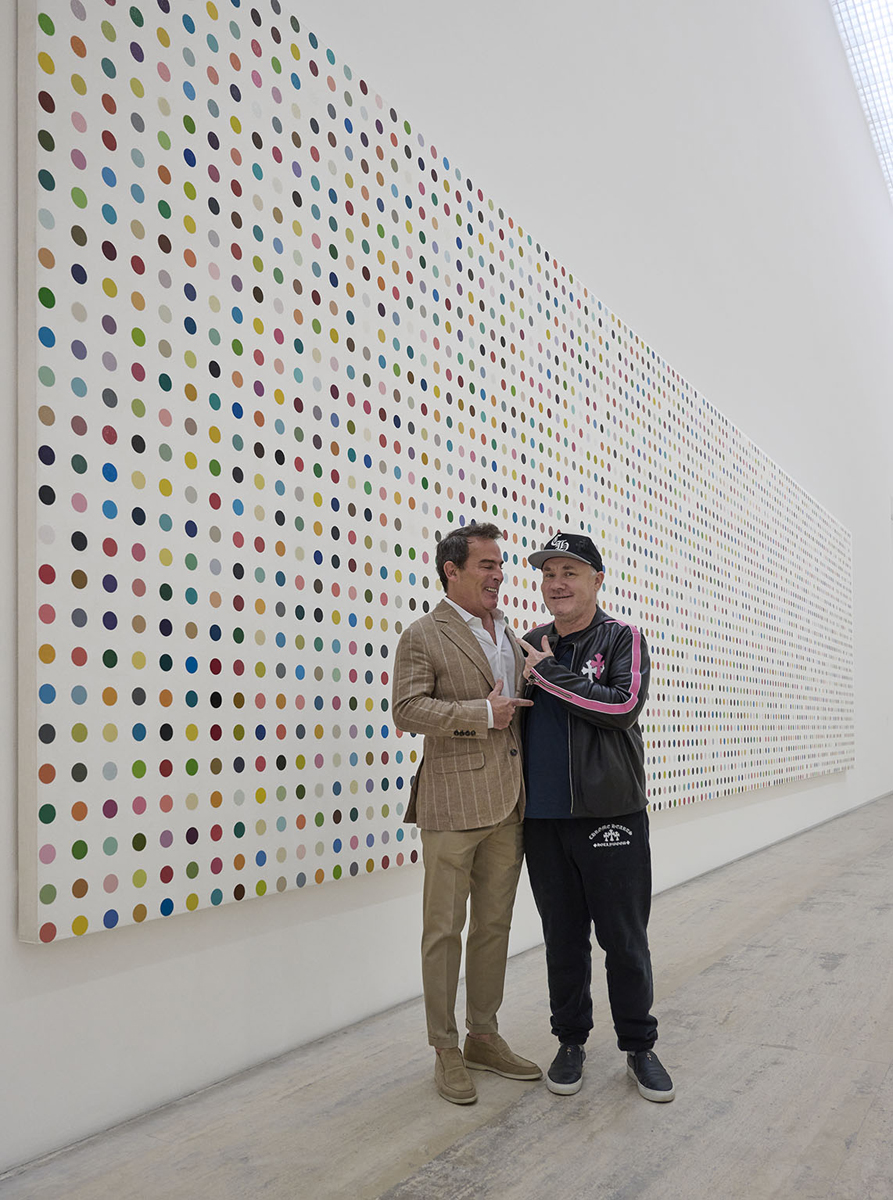Eugenio López y Damien Hirst