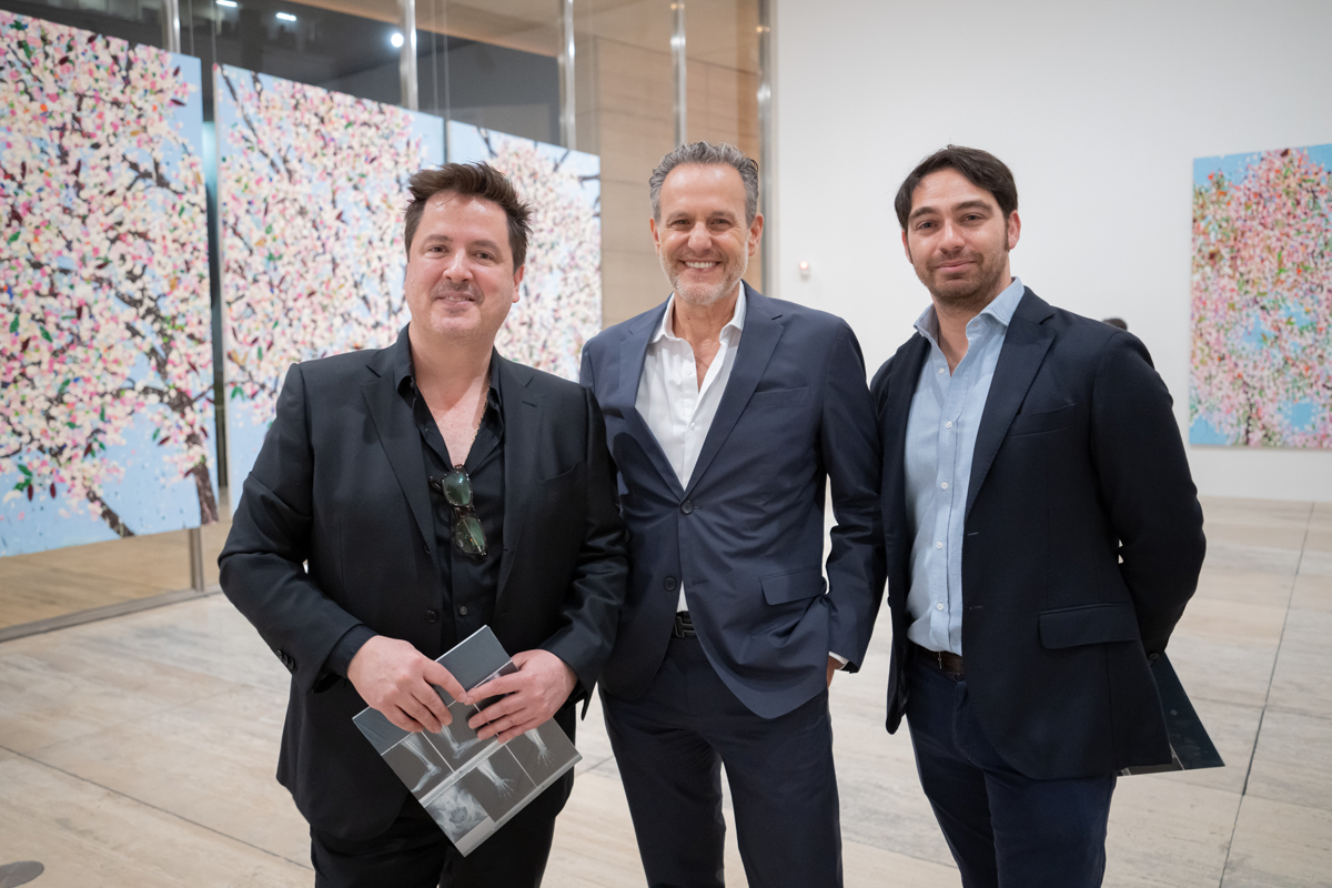 Ricardo Barroso en el festejo de 10 años de Museo Jumex