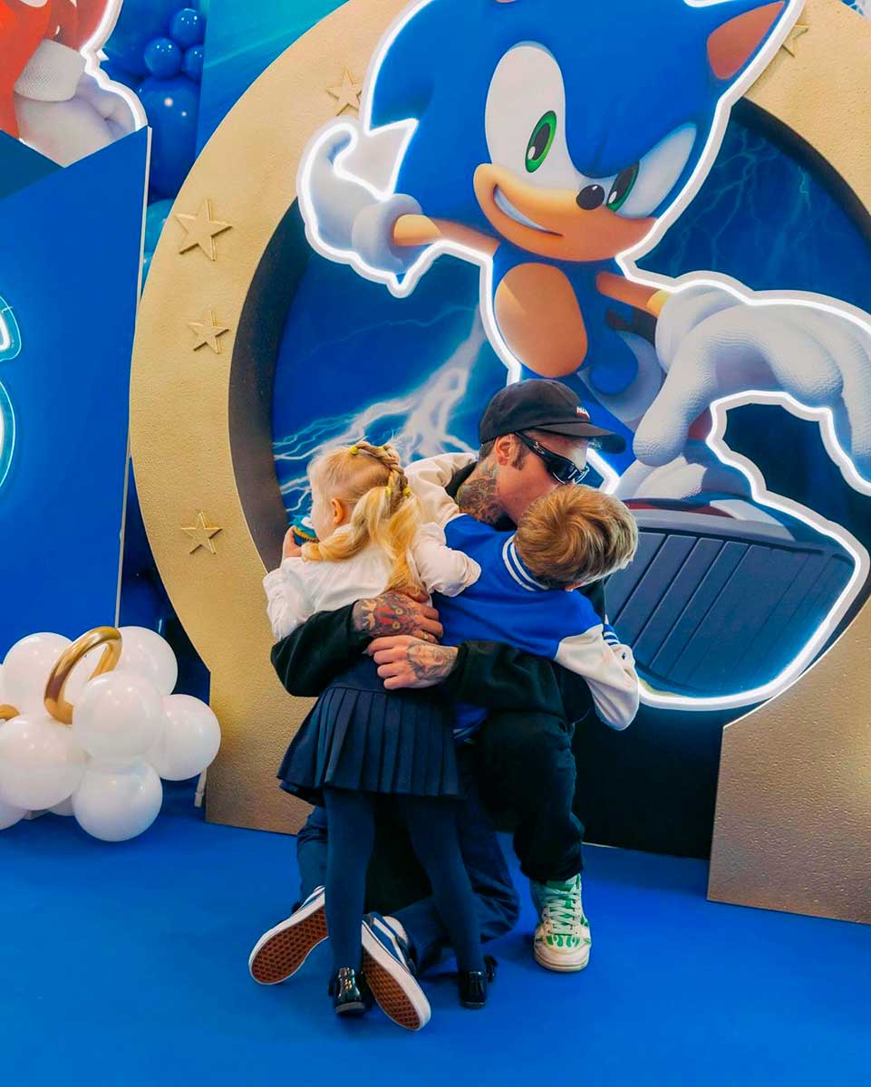 Fedez cumpleaños de su hijo Leone