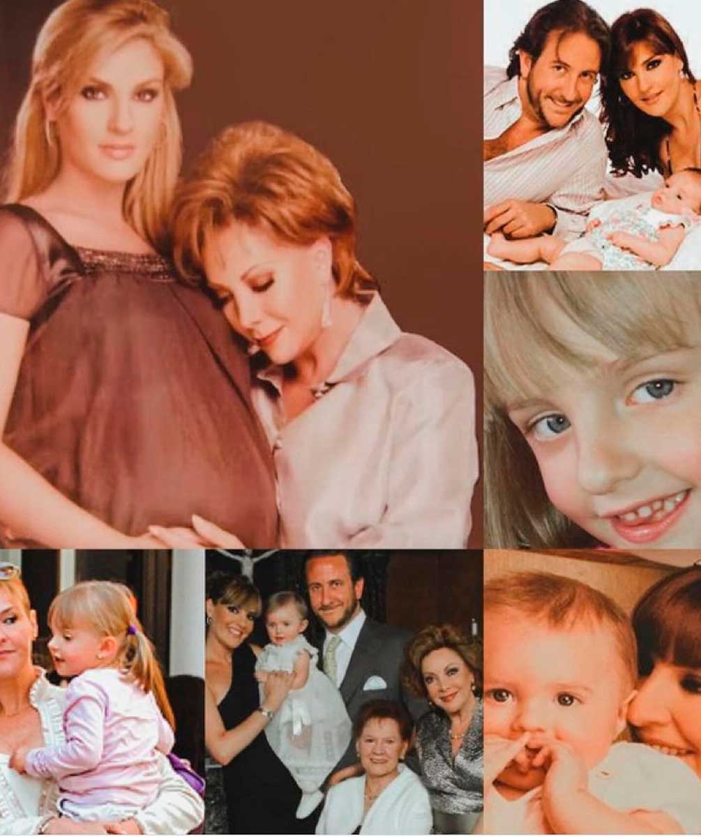 Chantal Andere y su hija Natalia