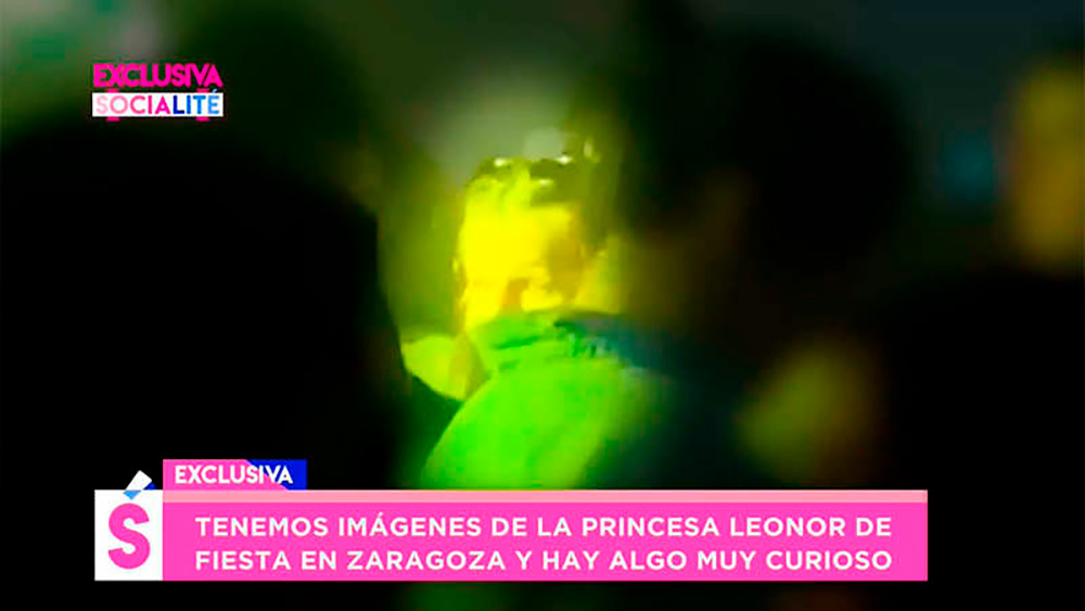 Leonor se 'adueñó' de la pista de baile y se mostró de lo más simpática con quien se acercaba a saludarla. 