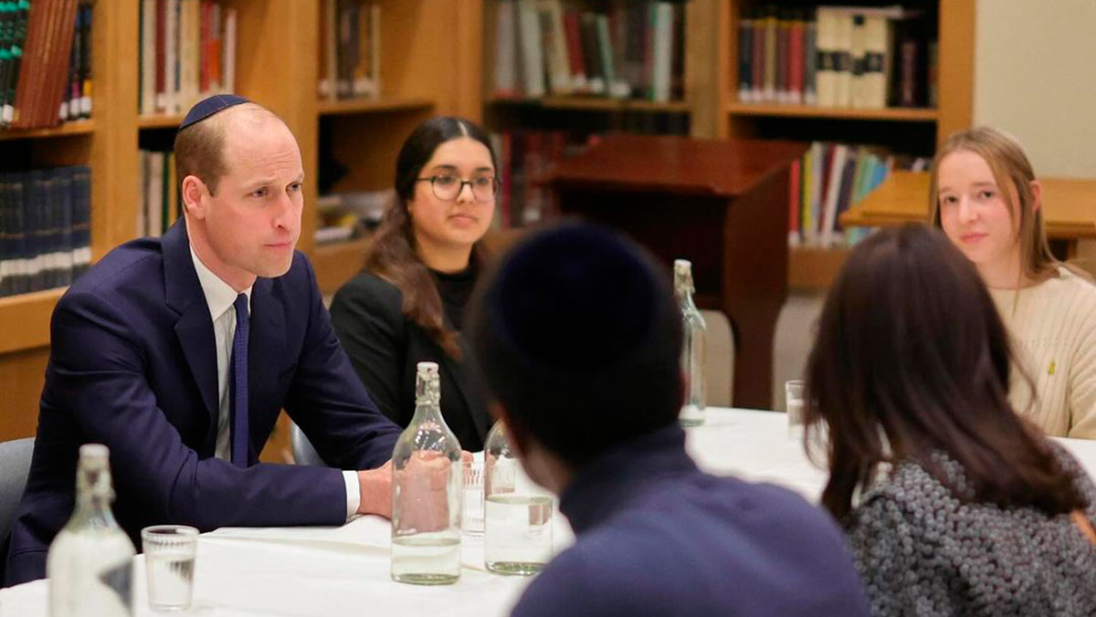 La corona británica reafirma su compromiso con la comunidad judía en Londres