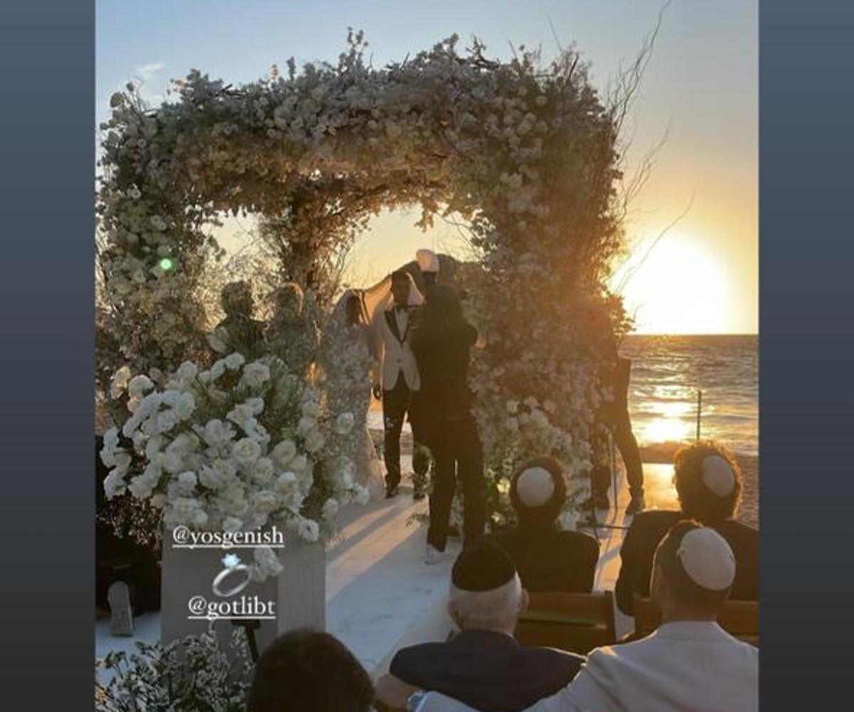 Atardecer en la boda de Therese Gotlib, hija de Adela Micha. 