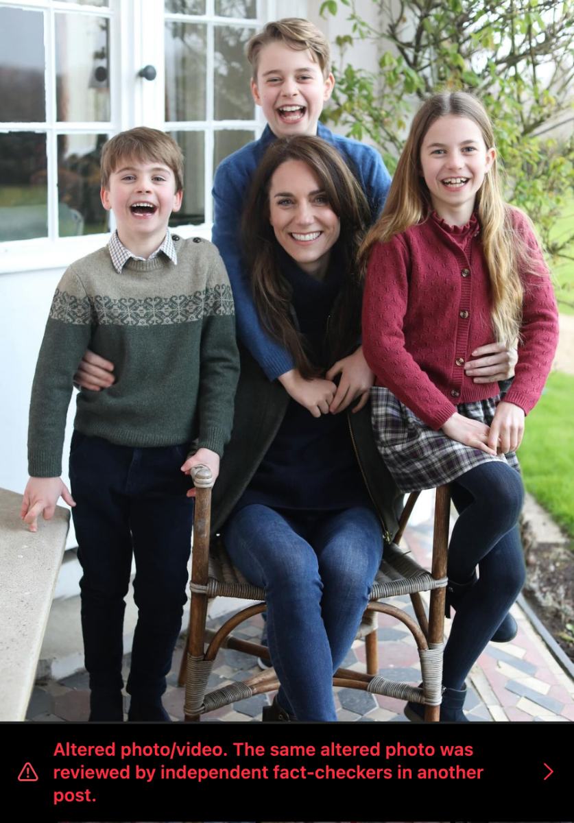 La foto polémica de Kate Middleton al lado de sus hijos para celebrar el Día de las Madres.