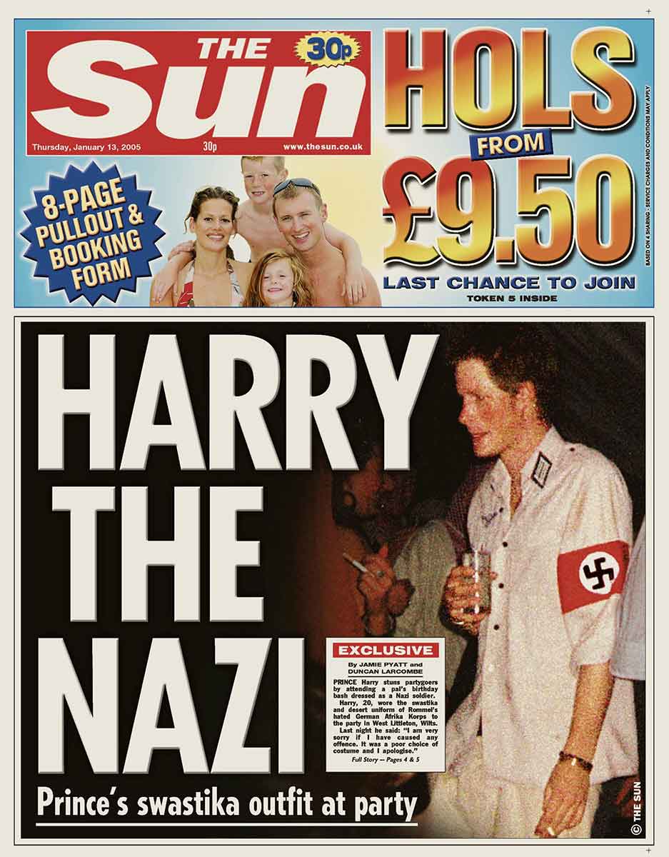 Cuando William vio a Harry disfrazado de nazi, reevaluó su relación con él. 