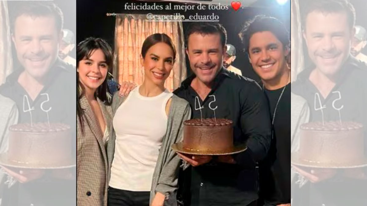 La familia celebró a lo grande al rey de la casa.