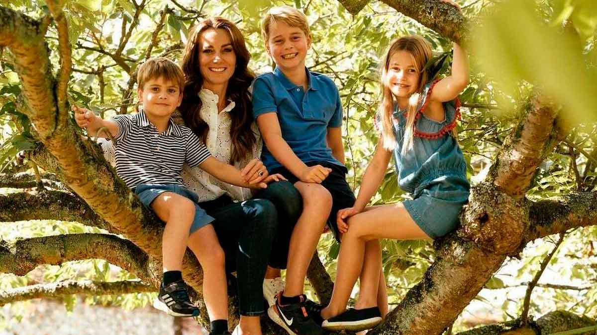 George, Charlotte y Louis son el apoyo principal de Kate Middleton.