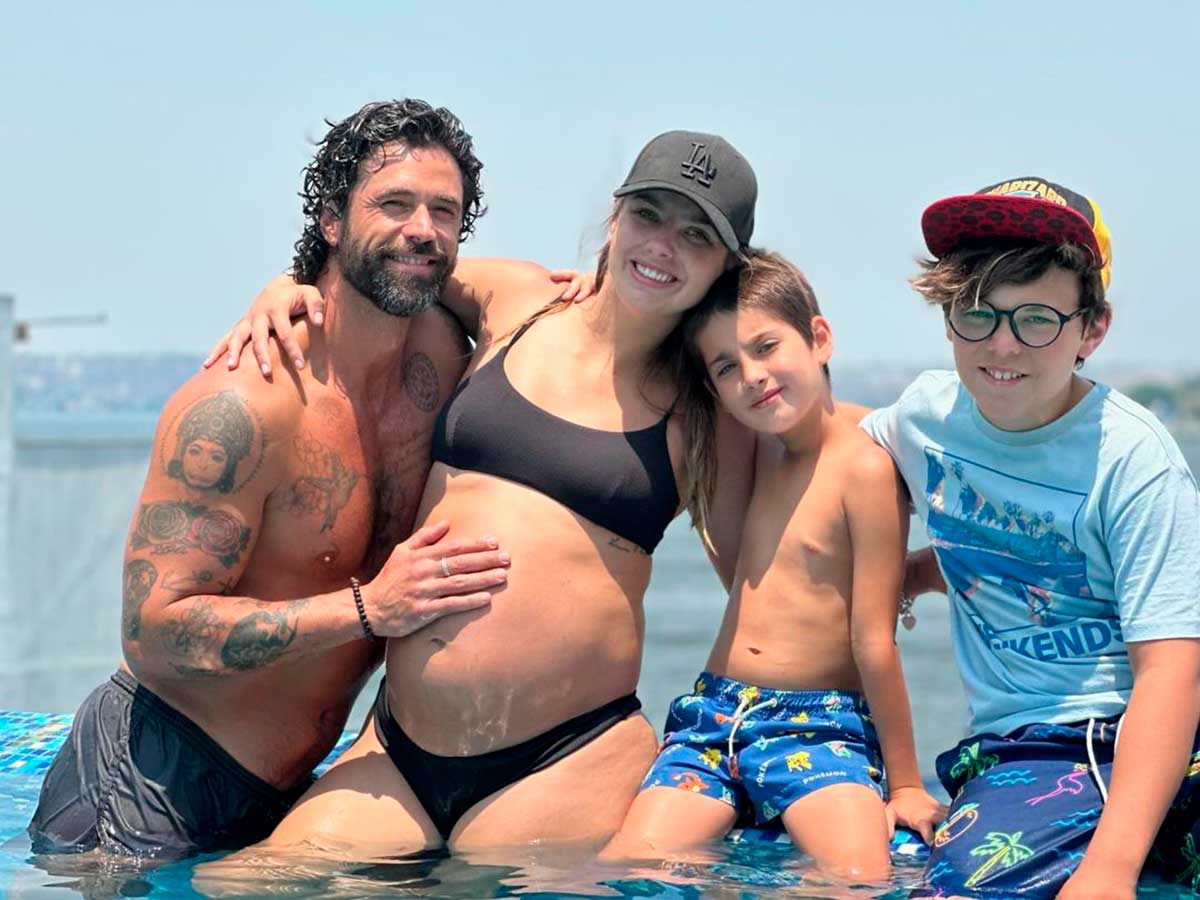 Tanto Matías y Michelle, como sus hijos Axel y Marcelo, esperan ansiosos la llegada de Milo. 