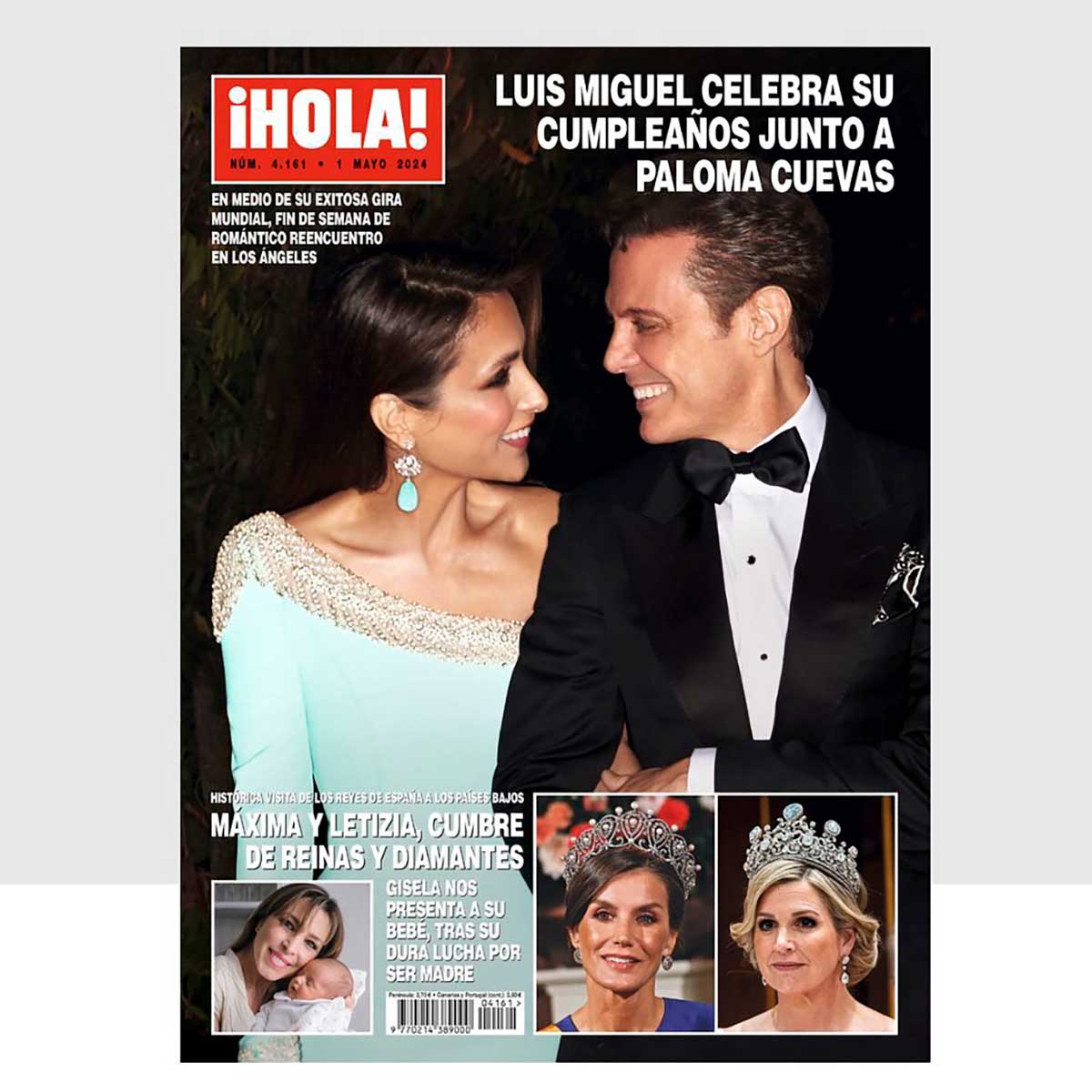 La revista ¡Hola! publicó nuevas fotos que demuestran el amor entre Luis Miguel y Paloma Cuevas.