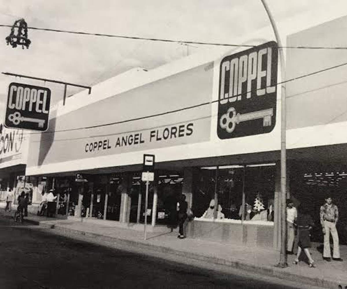 Una de las primeras tiendas Coppel en la década de los cincuenta. 