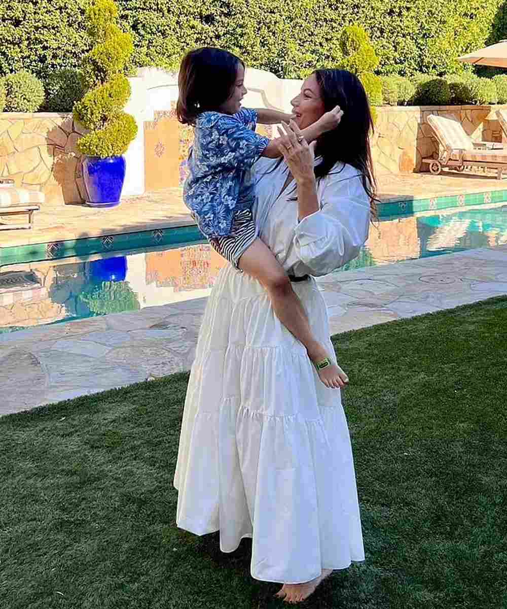 Eva Longoria junto con su hijo, Santiago