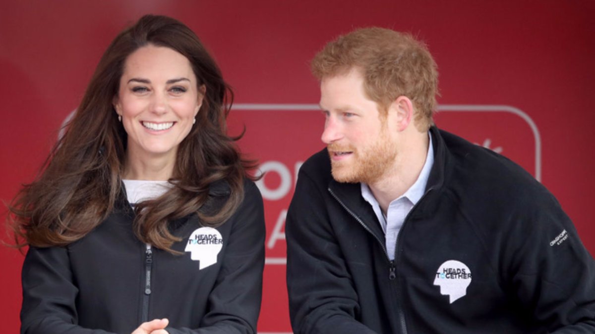 Kate Middleton y el príncipe Harry cuando eran inseparables.