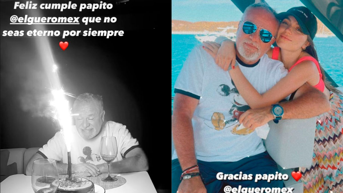 El viaje de Sofía también fue motivo de celebración del cumpleaños de su papá, José Alberto 'Güero' Castro.