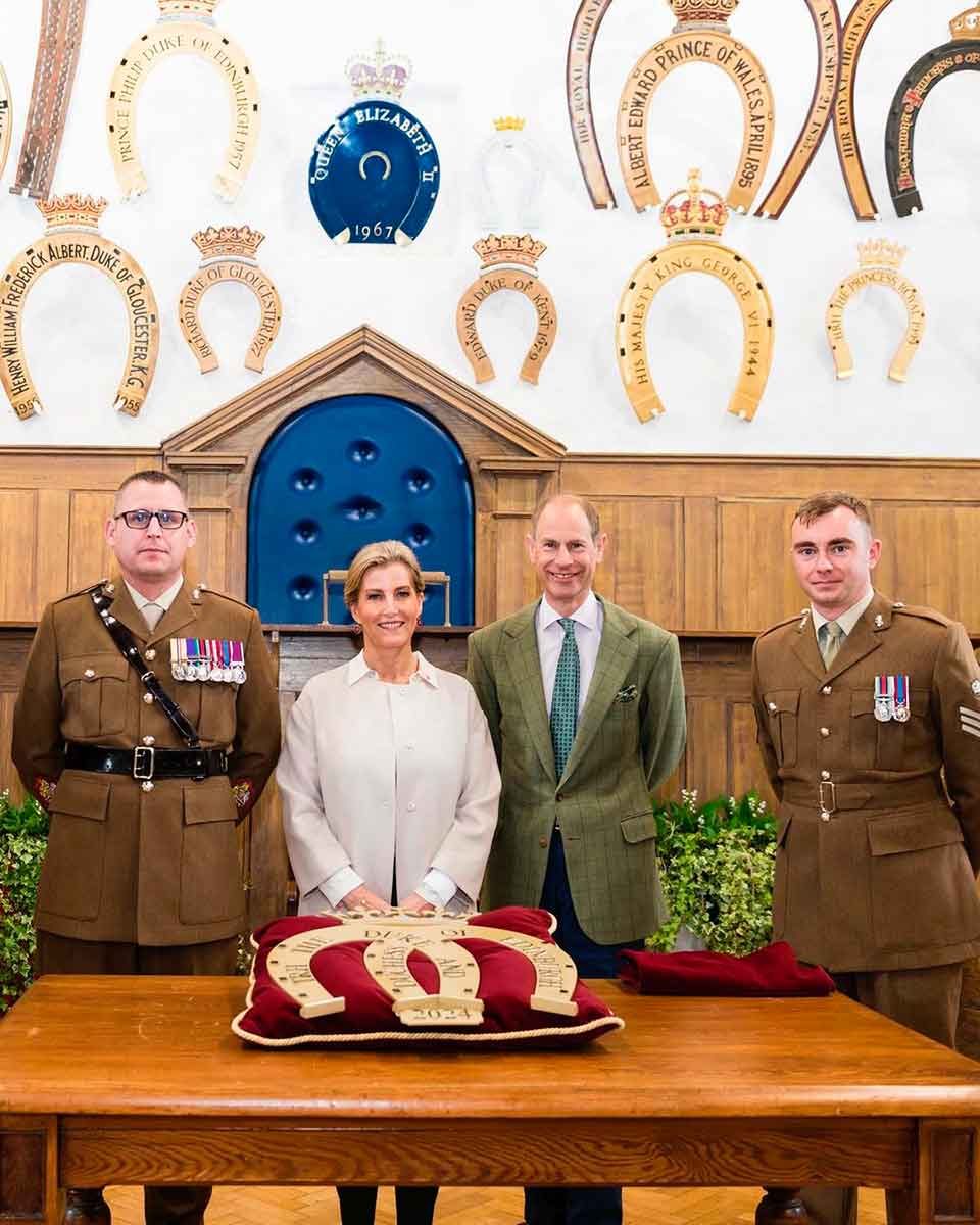 Los duques de Edimburgo, Sofía y Eduardo, no han dejado de trabajar para la Corona británica.