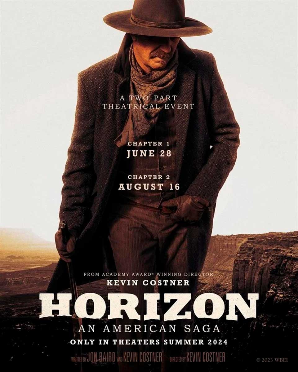 Kevin Costner dirige y protagoniza 'Horizon', una saga dividida en cuatro partes y que el actor eligió presentar en Cannes 2024. 