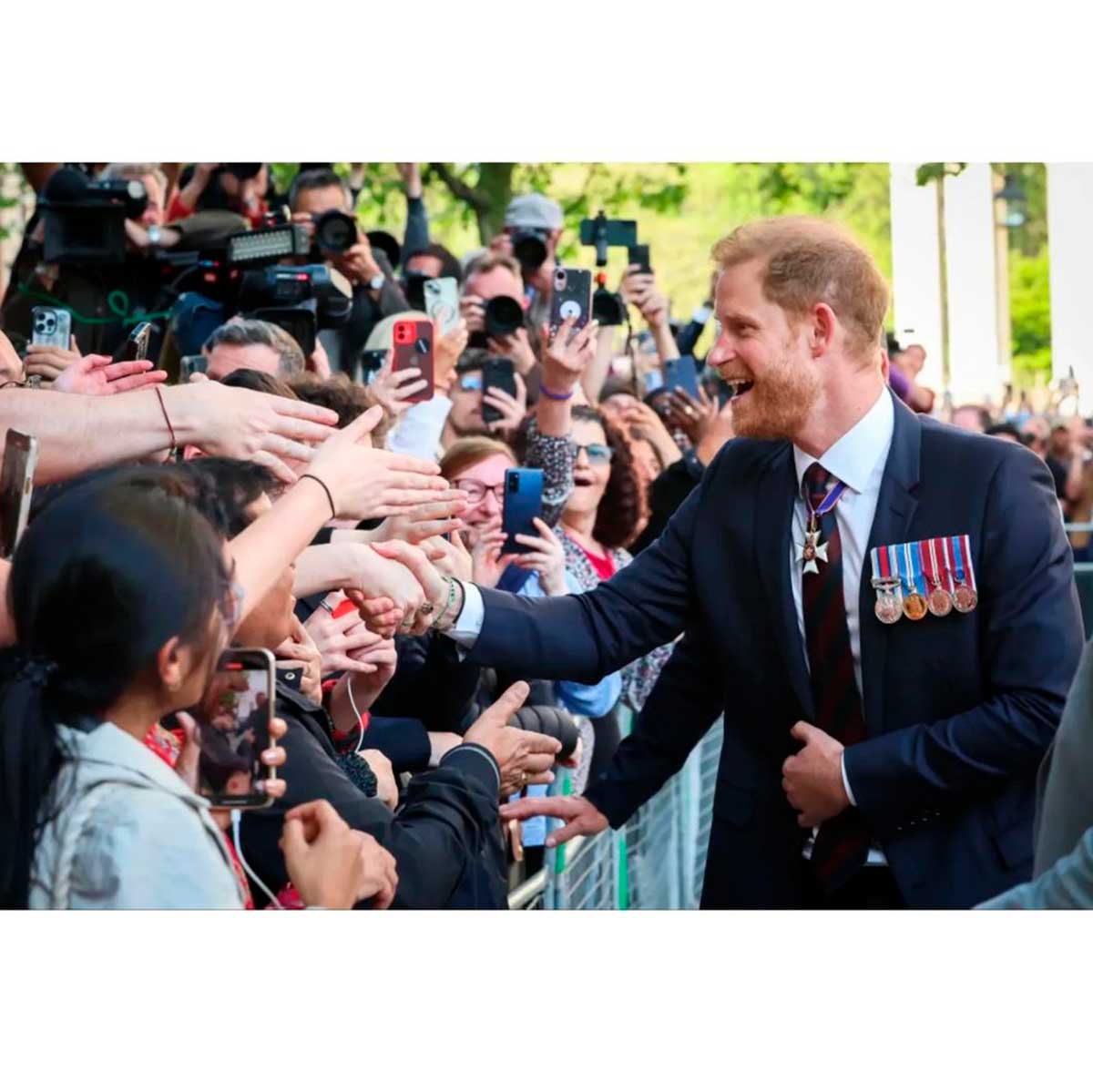 Harry visitó Londres para celebrar el décimo aniversario de los Juegos Invictus.