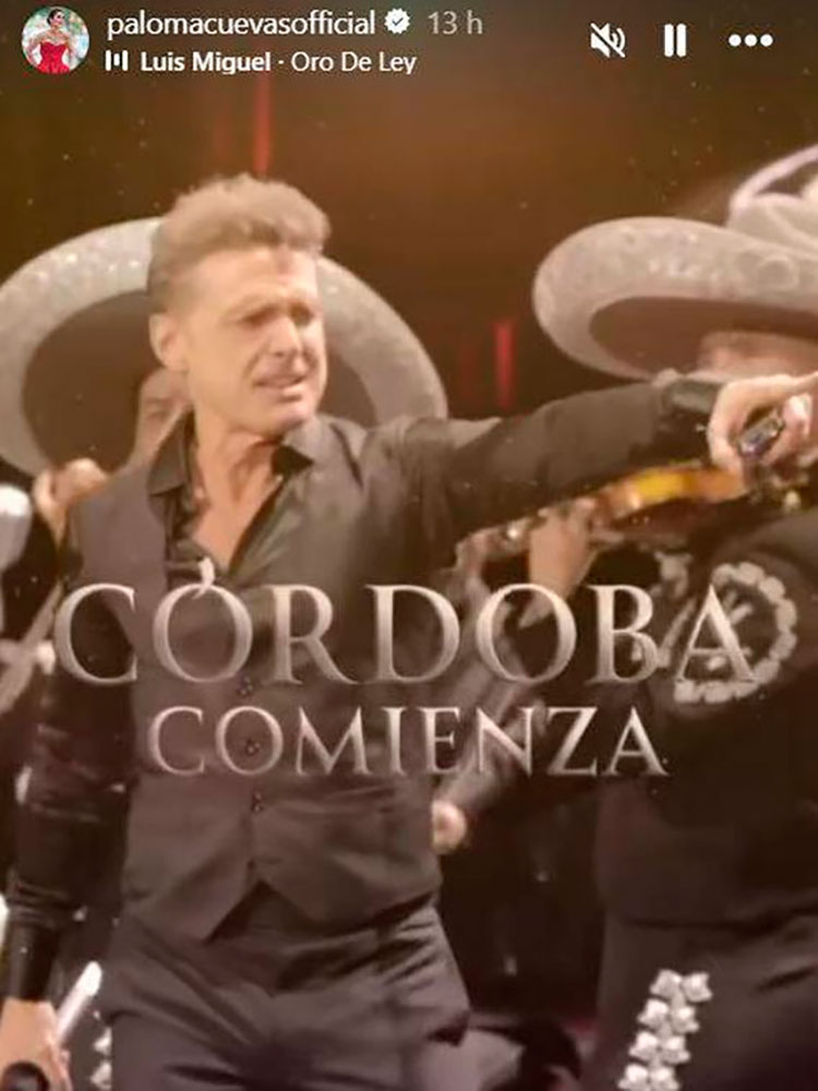 Paloma Cuevas compartió la próxima llegada de Luis Miguel a su natal Córdoba como parte de su Tour 2024.