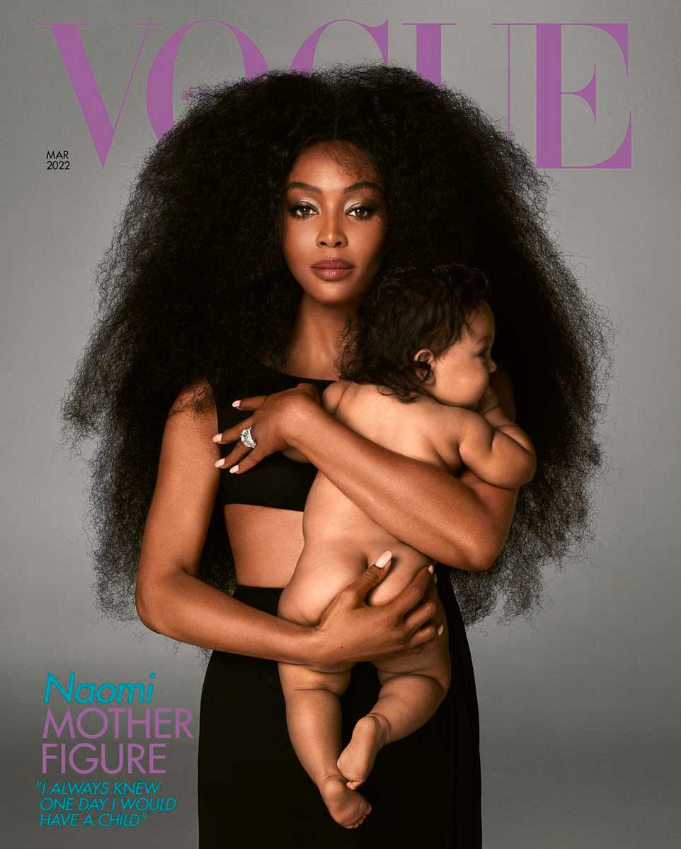Naomi Campbel con su hija