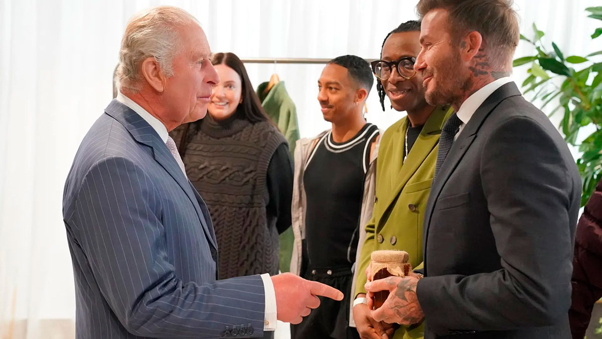 David Beckham casi siempre está en los eventos más importantes de la familia del rey. 