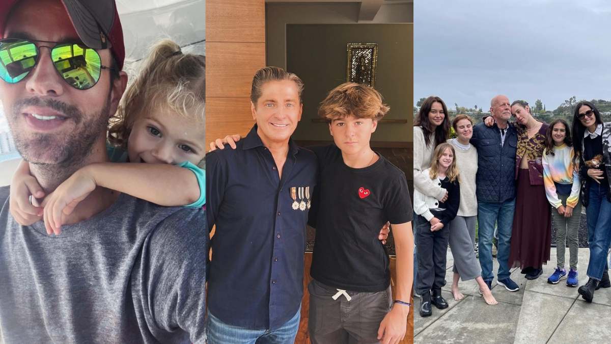 Alex Basteri, Bruce Willis, el príncipe William y más famosos festejaron el Día del Padre con fotos inéditas o muy nostálgicas