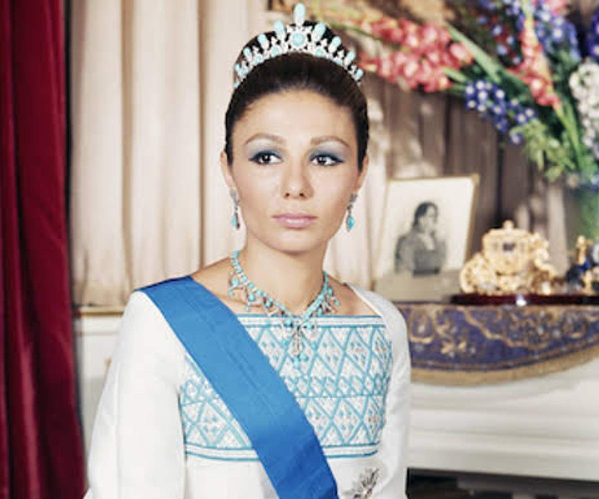 La emperatriz iraní a tan solo unos días de su coronación como monarca de su país.