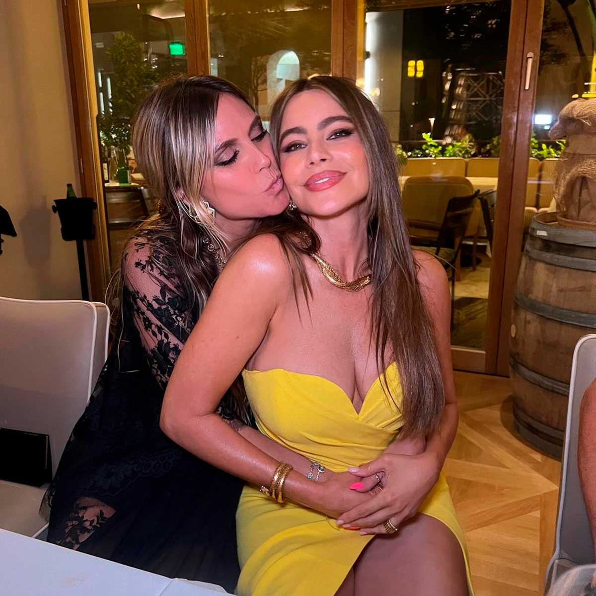 Sofía y Heidi Klum