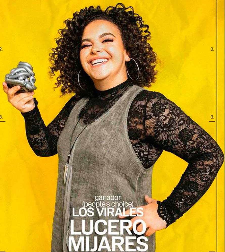 El carisma y talento de Lucero Mijares, la hicieron acreedora a su primer reconocimiento en su corta trayectoria artística.