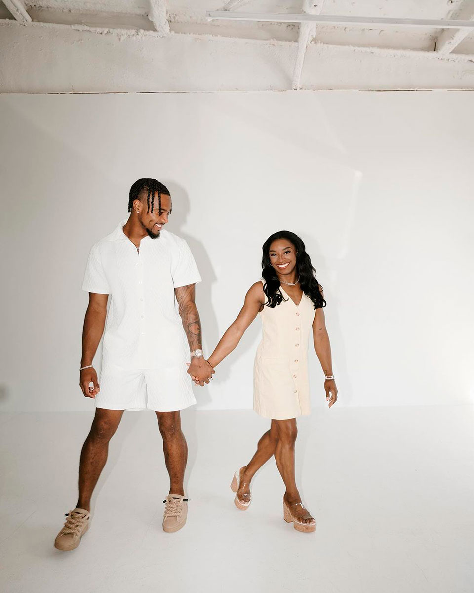 Simone Biles está casada con Jonathan Owens.