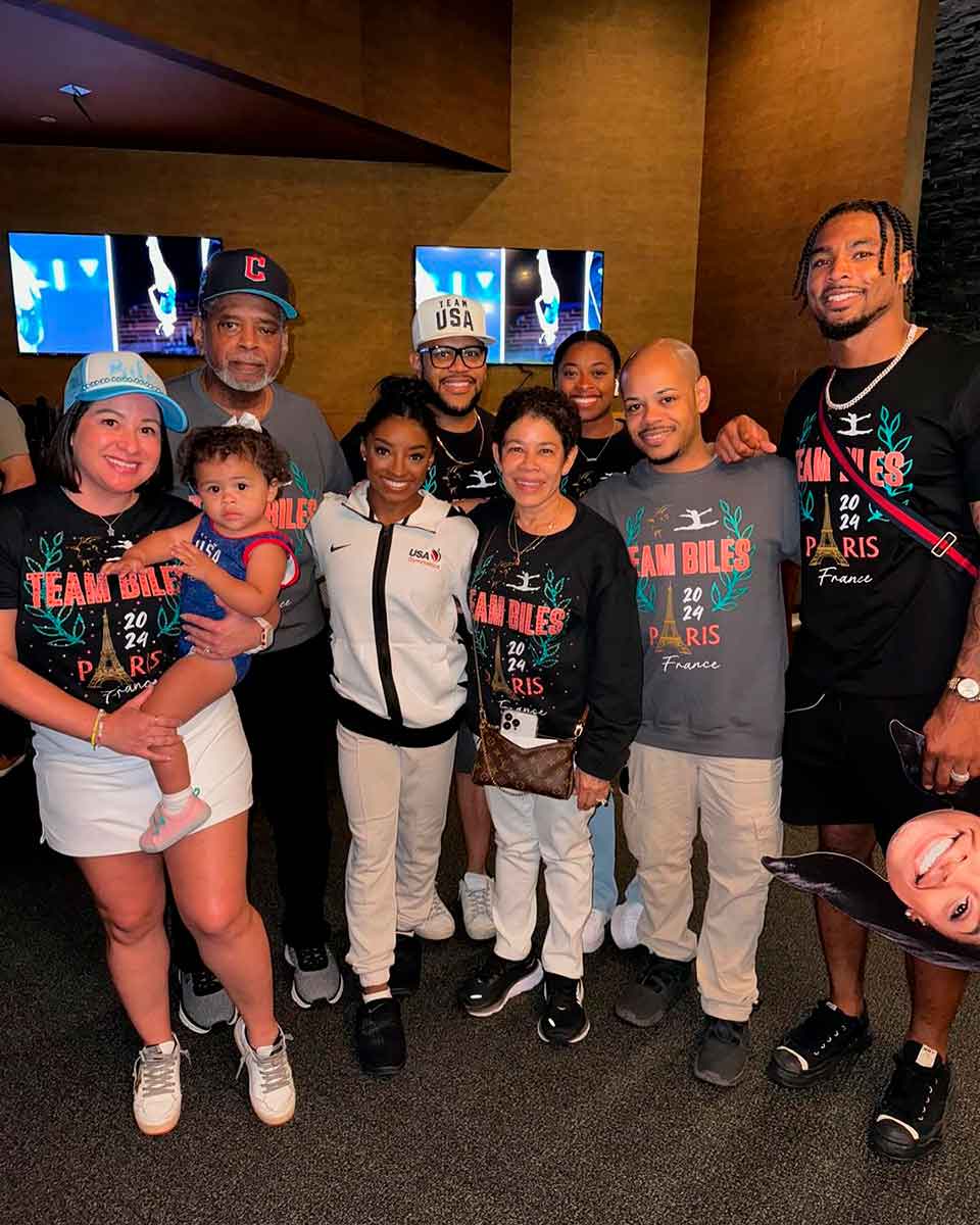 Familia Simone Biles.