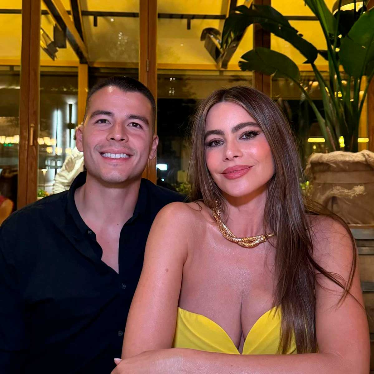 Sofía Vergara estuvo muy consentida por su hijo Manolo.