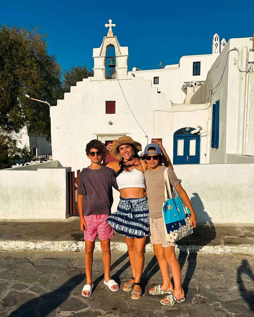 Paola moría de ganas por regresar a Grecia