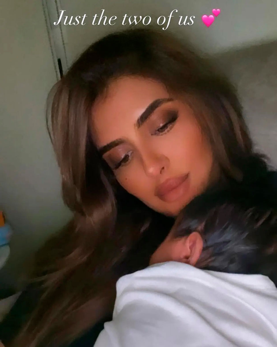La princesa de Dubái tuvo a su primera hija en mayo pasado.