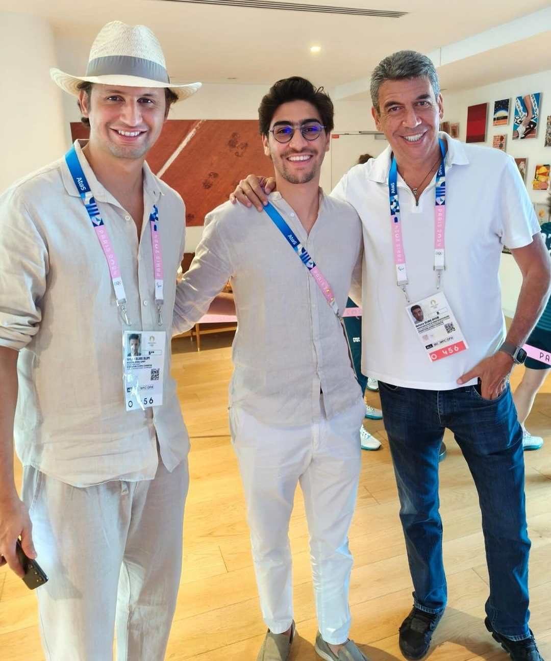 Arturo Elías Ayub junto a sus hijos, Alejandro y Arturo. (Foto: Instagram / @arturoelias)