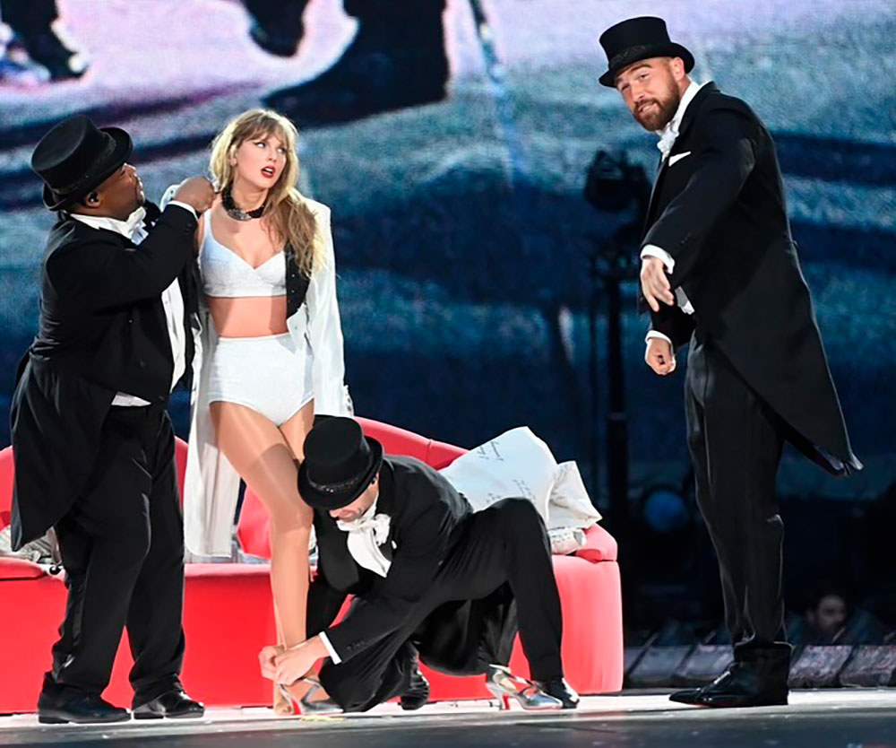 Travis ha demostrado ser fan número uno de Tay Tay y hasta se 'atrevió' a ser parte de su gira.