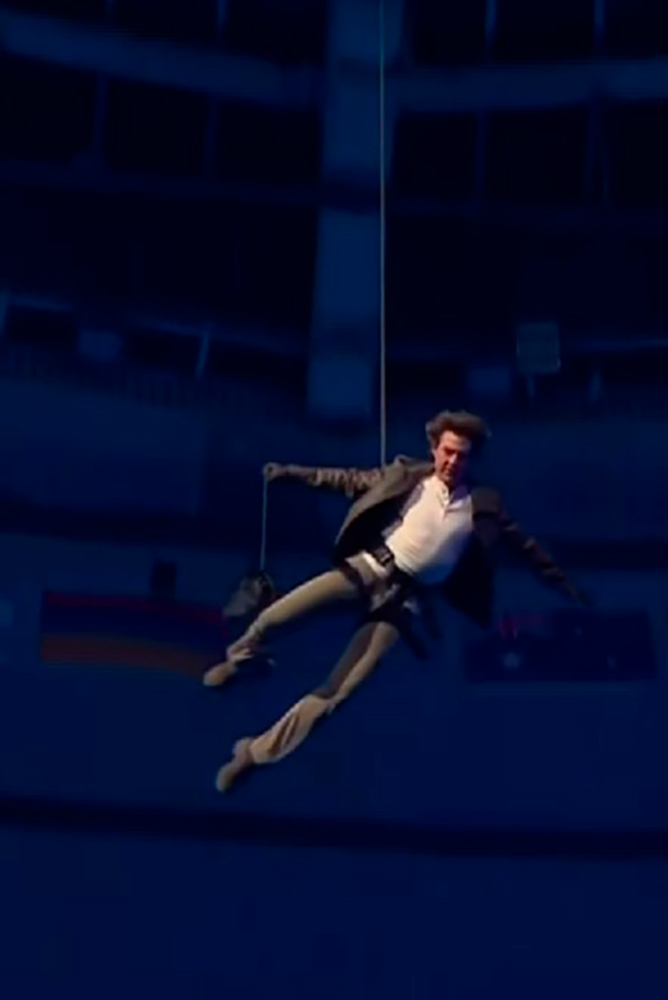 Tom Cruise fue el protagonista principal de la clausura de los Juegos Olímpicos.
