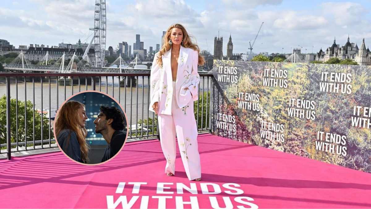 Blake Lively protagonisa la película "It Ends With Us" al lado de Justin Baldoni.