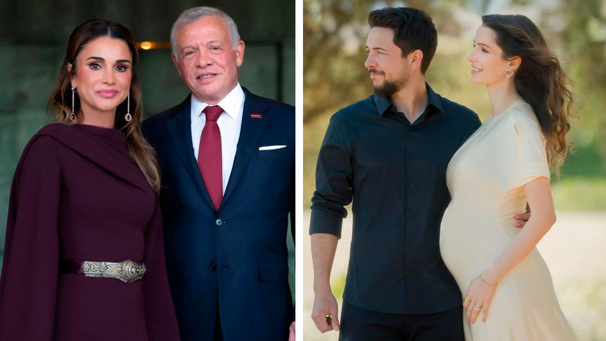 Rania y Abdalá ya son abuelos: nace la primera hija del príncipe Hussein y Rajwa de Jordania